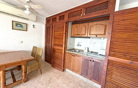APRYPRTX 35 Kitchenette Wood Doors - LeibTour: TOP aparthotels in Ibiza