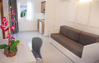 Cheap nice central apartment IBIZA PANAPIB Living room - LeibTour: TOP aparthotels in Ibiza