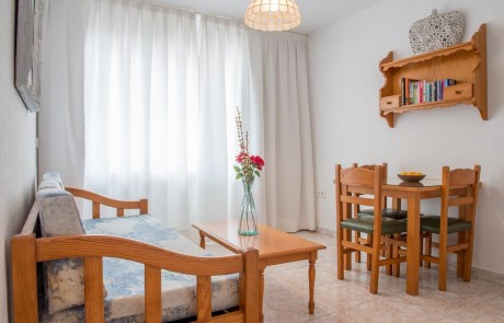 Cozy Apartment with Pool on the beach S.ta Eulalia SEUROS Living Room 1 - LeibTour: TOP aparthotels in Ibiza