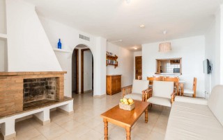 Cozy Apartment with Pool on the beach S.ta Eulalia SEUROS Living Room 5 - LeibTour: TOP aparthotels in Ibiza