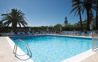 Cozy Apartment with Pool on the beach S.ta Eulalia SEUROS Swimming Pool 1 - LeibTour: TOP aparthotels in Ibiza