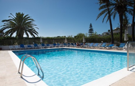 Cozy Apartment with Pool on the beach S.ta Eulalia SEUROS Swimming Pool 1 - LeibTour: TOP aparthotels in Ibiza
