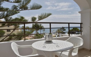 Cozy Apartment with Pool on the beach S.ta Eulalia SEUROS Terrace 1 - LeibTour: TOP aparthotels in Ibiza