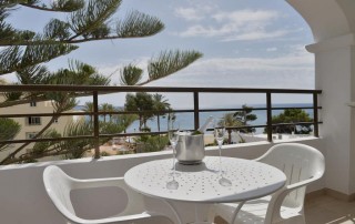 Cozy Apartment with Pool on the beach S.ta Eulalia SEUROS Terrace - LeibTour: TOP aparthotels in Ibiza