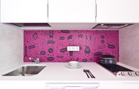 Ibiza Modern Party Apartment with pool IBIZA RYDOWNIB Kitchen - LeibTour: TOP aparthotels in Ibiza