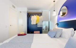 JBQBLUE bedroom wardrobe - LeibTour: TOP aparthotels in Ibiza