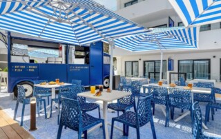 JBQBLUE terrace restaurant - LeibTour: TOP aparthotels in Ibiza