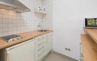 Large bright apartment with pool in Sant Antoni Bahiariv Kitchen - LeibTour: TOP aparthotels in Ibiza