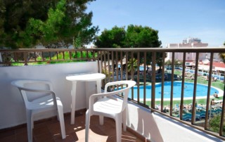 Large bright apartment with pool in Sant Antoni Bahiariv Terrace - LeibTour: TOP aparthotels in Ibiza