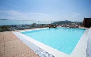 Large comfortable apartment with pool and private parking SEUCALU Swimming pool - LeibTour: TOP aparthotels in Ibiza