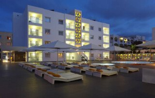 Luxury Elegant Playa den Bossa Apartment Outdoor - LeibTour: TOP aparthotels in Ibiza