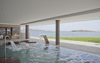 Luxury Hotel Playa den Bossa sea front PLAYA DEN BOSSA HTL TRDMA Indoor Pool - LeibTour: TOP aparthotels in Ibiza