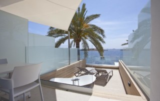 Luxury Hotel Playa den Bossa sea front PLAYA DEN BOSSA HTL TRDMA Terrace - LeibTour: TOP aparthotels in Ibiza