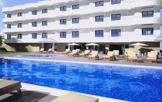 Luxury Playa den Bossa Ibiza Modern Studio Apartment PLAYA DEN BOSSA IBAPPRE Pool 7 1 - LeibTour: TOP aparthotels in Ibiza