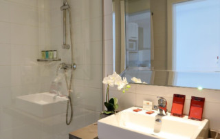 Luxury Pool SPA Gym Apartments AXBEASA Bathroom - LeibTour: TOP aparthotels in Ibiza