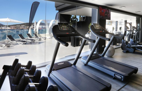 Luxury Pool SPA Gym Apartments AXBEASA Gymnasium - LeibTour: TOP aparthotels in Ibiza