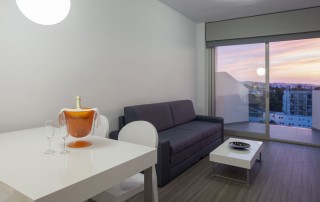 Luxury Pool SPA Gym Apartments AXBEASA Living room10 - LeibTour: TOP aparthotels in Ibiza