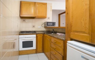 Nice Cozy Apartment with Pool PLAYA DEN BOSSA VICEGRELI Kitchen - LeibTour: TOP aparthotels in Ibiza