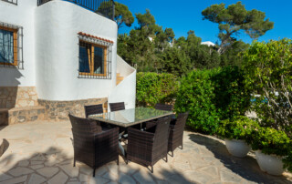 VIL CSJSA 11 Outdoor Dining Terrace - LeibTour: TOP aparthotels in Ibiza